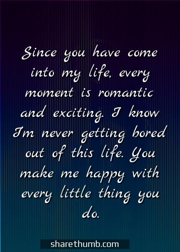 sweet romantic love message to make her happy